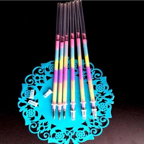 Gel Color Pens Refills, Ink Glitter Pens Multicolor 2