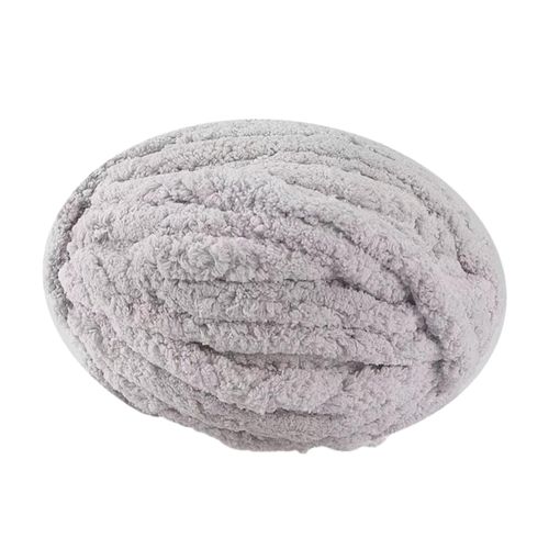 Thick Chunky Yarn Filling Polyester Yarn For Light Gray