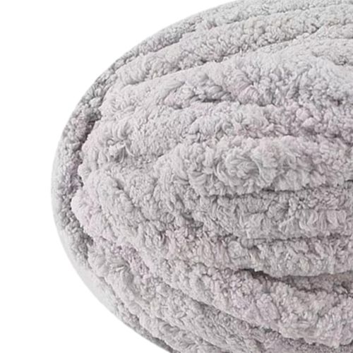 Thick Chunky Yarn Filling Polyester Yarn For Light Gray