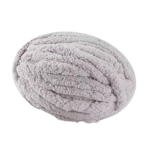 Thick Chunky Yarn Filling Polyester Yarn For Light Gray
