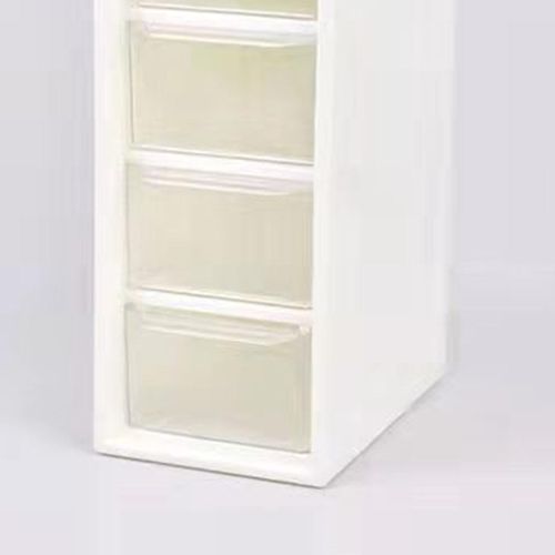 4-Drawers Desktop Cosmetic Storage Box for Hair Clip Beads Makeup