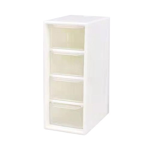 4-Drawers Desktop Cosmetic Storage Box for Hair Clip Beads Makeup