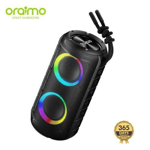 Oraimo Rover 12W Wireless Speaker – Black (1 YR WRNTY)