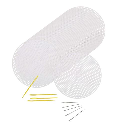 30Pack Plastic Canvas for Embroidery Cross Stitch Yarn Crafting Knit