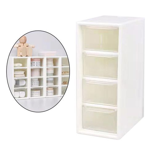 Small Organizer Box with 4 Drawer Units for Hair Clip Beads Nail