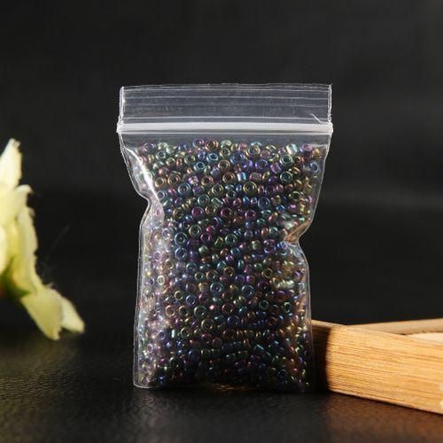 1 Bag 2mm Colorful Round Loose Glass Spacer BeadsBlack