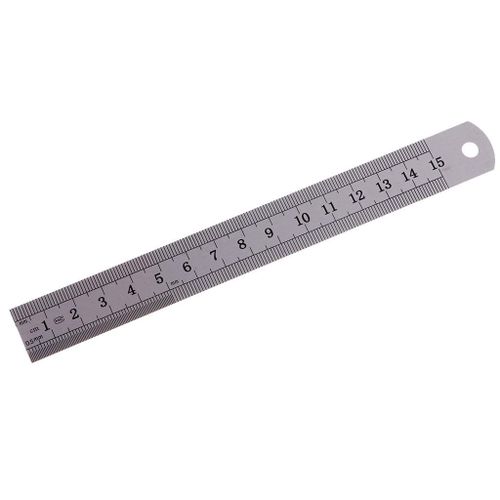 Precision 15/20/30cm Stainless Steel Straight Measuring Ruler For