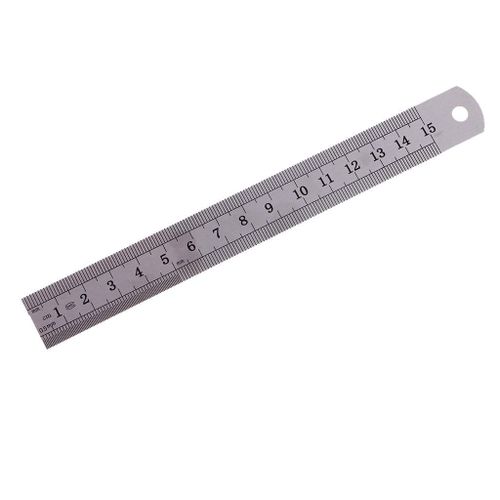 Precision 15/20/30cm Stainless Steel Straight Measuring Ruler For