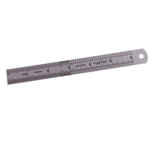 Precision 15/20/30cm Stainless Steel Straight Measuring Ruler For