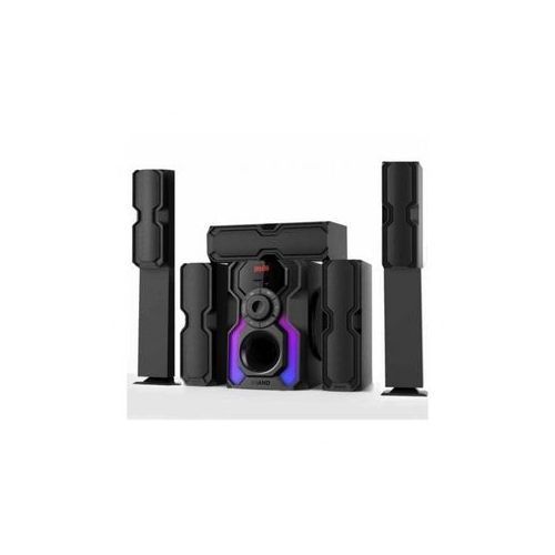 Global Star Powerfull Woofer With Two Tallboy Speakers - Black