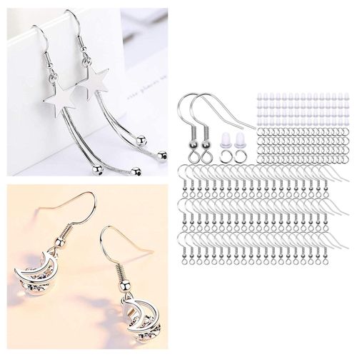 Earring Making Set Jump Rings 150Pack Earplugs Fish Hooks Findings