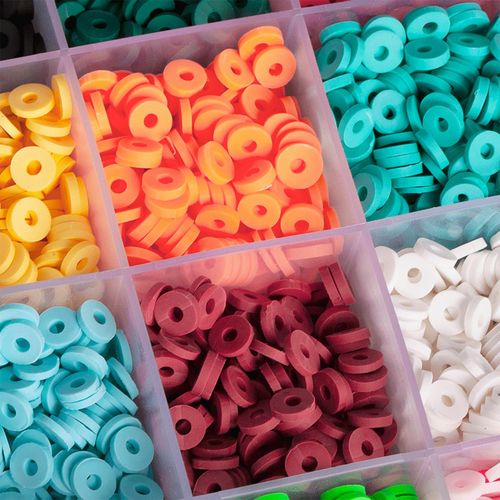 1Set Polymer Clay Beads DIY Bracelets Bangles 4285pcs