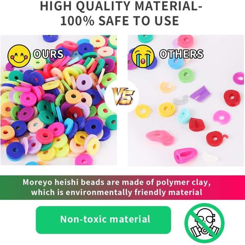 1Set Polymer Clay Beads DIY Bracelets Bangles 4285pcs