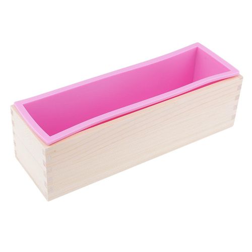 Silicone Soap Mold Mould Wooden Box Soap Loaf Cutting Slicer
