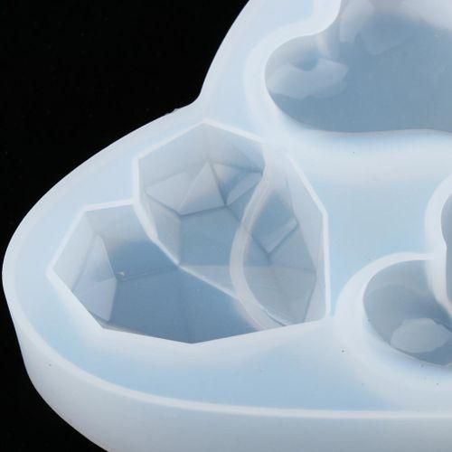 Silicone Molds Jewelry DIY Making Pendant Moulds Heart Epoxy Resin NO5124
