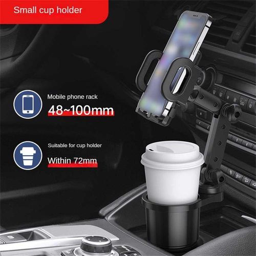 1/2pcs Car Cup Holder Mobile Phone Stand Organizer Multi-Purpose Water Cup Mobile Phone Holder Navigation Mount Car Accessories
