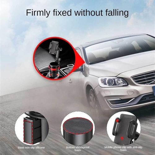 1/2pcs Car Cup Holder Mobile Phone Stand Organizer Multi-Purpose Water Cup Mobile Phone Holder Navigation Mount Car Accessories