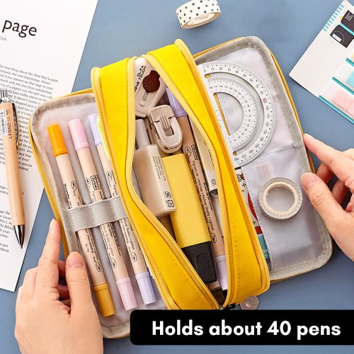 Pencil Case Large Capacity Pencil Pouch Box Stationery