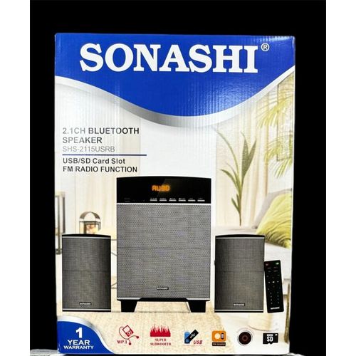 Sonashi Woofer/ 2.1ch SHS-2115USRB &ndash; Grey & Black