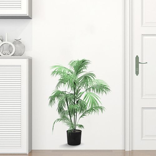 Green Plant Wall Sticker Bonsai Wall Decal For Kitchen