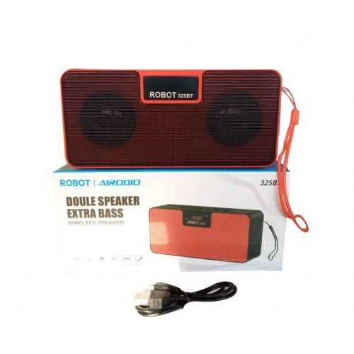 Robot Double Speaker Extra Bass Wireless - Blue
