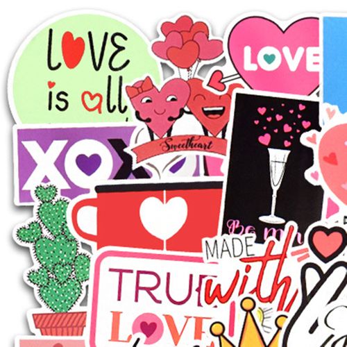 50Pcs Decals Stickers Increase Fun Graffiti Sticker Mix Color