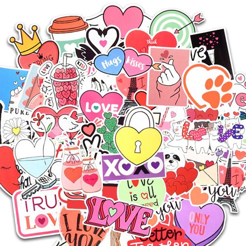 50Pcs Decals Stickers Increase Fun Graffiti Sticker Mix Color