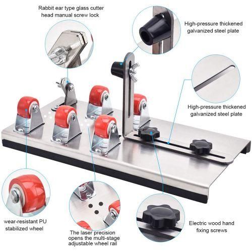 DIY 5Wheel Glass Bottle Cutter Adjustable Sizes Metal Glassbottle