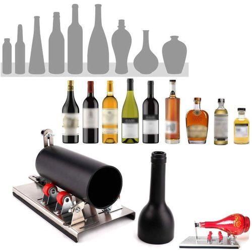 DIY 5Wheel Glass Bottle Cutter Adjustable Sizes Metal Glassbottle