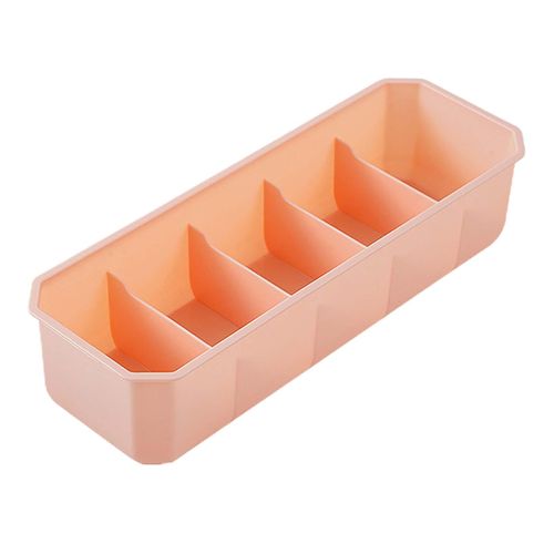 Sock Underwear Organizer Dividers Data Cable Pink