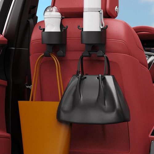 Car Cup Holder Water Cup Holder For Car Versatile Car Seat Back Cup Holder Hook Anti-Deformed Easy Installation Storage Mobile