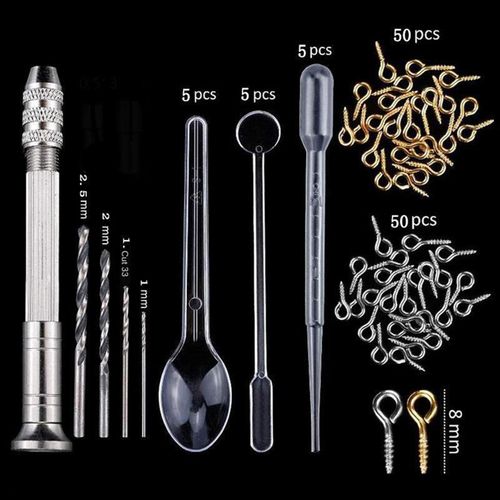 148pcs/Set Epoxy Resin Casting Silicone Mold Kit 184pcs(sequins)