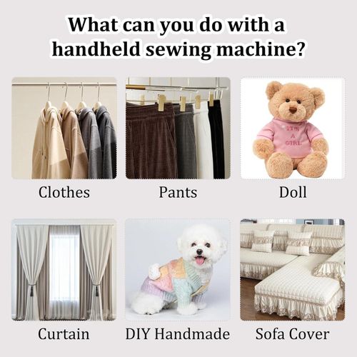 Handheld Sewing Machine, Portable and Easy-to-Use Mini Sewing Machines