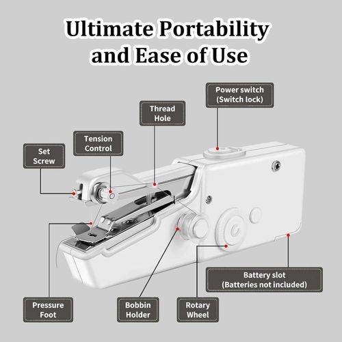 Handheld Sewing Machine, Portable and Easy-to-Use Mini Sewing Machines