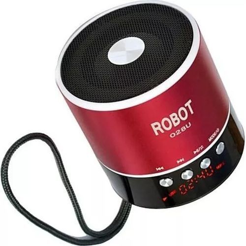 Robot Mini Bluetooth Speaker With MP3 And FM Radio - Black,Color May Vary