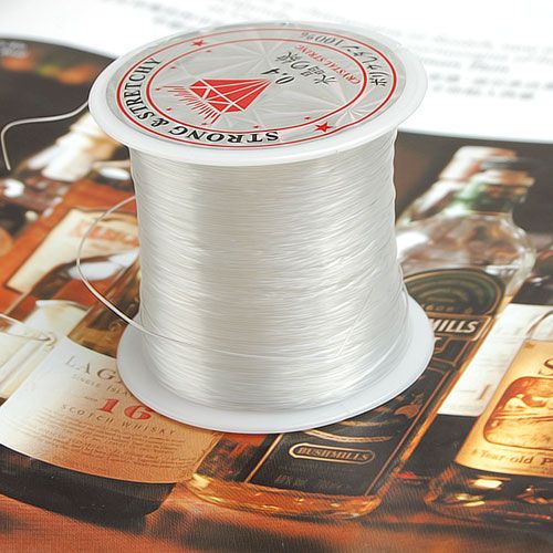 70m/Roll 0.4mm Crystal Cord String Thread For Beading