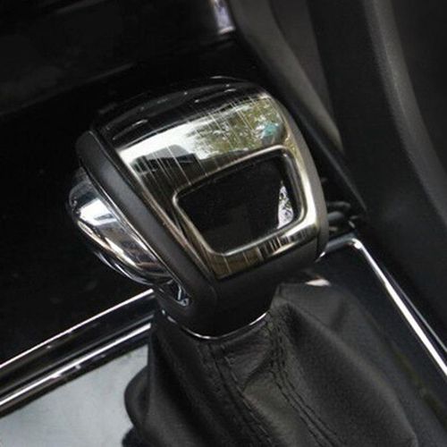 Car Inner Gear Shift Knob Frame Cover Trim Stainless Steel Decor Fit For Skoda Kodiaq 2017-2018