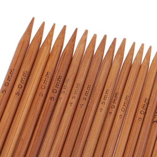 55 Pieces Carbonized Bamboo Knitting Sewing Accessory