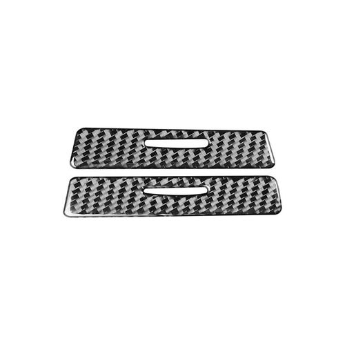 Carbon Fiber Co-Pilot Water Cup Holder Panel Decoration Cover Trim For Bmw E90 3 Series 2005-2012