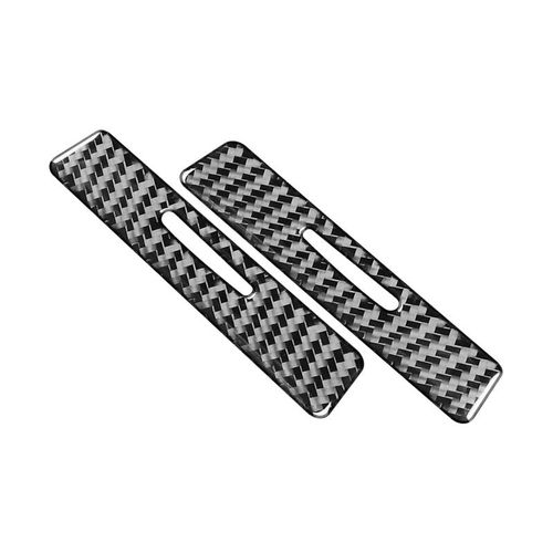 Carbon Fiber Co-Pilot Water Cup Holder Panel Decoration Cover Trim For Bmw E90 3 Series 2005-2012