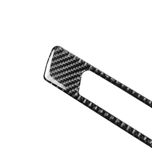 Carbon Fiber Co-Pilot Water Cup Holder Panel Decoration Cover Trim For Bmw E90 3 Series 2005-2012