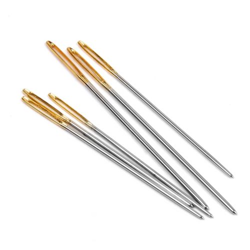 6Pcs Steel Large Eye Blunt Yarn For Knitting Crochet