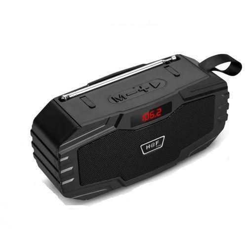 Hf Rechargeable FM/SD Bluetooth Radio Speaker - Black,Red