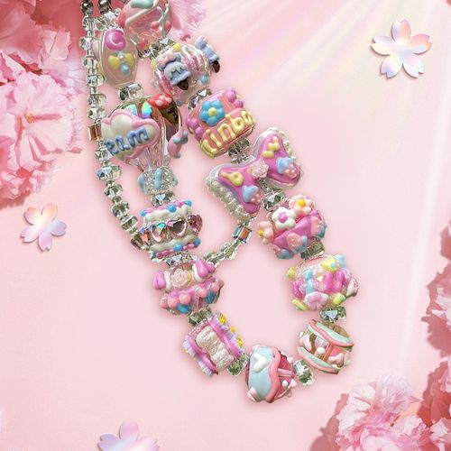 Resin Beads DIY Spacer Beads For Bracelets  22.5x22.5mm