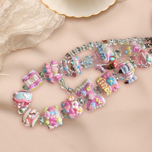 Resin Beads DIY Spacer Beads For Bracelets  22.5x22.5mm