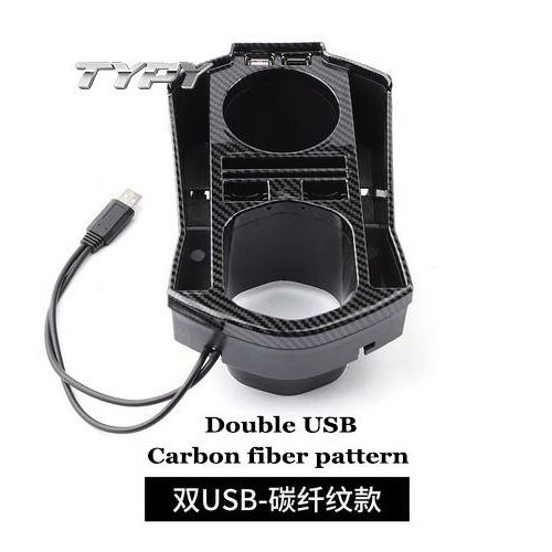 Car Usb Mobile Phone Holder Storage Box Central Control Water Cup Storage Box Accessories For Honda 10th Civic 2017-2020