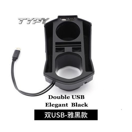 Car Usb Mobile Phone Holder Storage Box Central Control Water Cup Storage Box Accessories For Honda 10th Civic 2017-2020