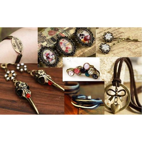 50pcs Necklace Pendant Cross Bracelet Jewelry Making Charms Crafts DIY