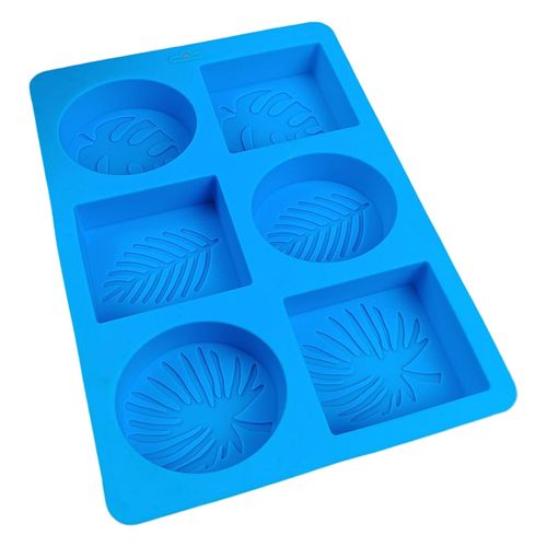 Soap Mold 6 Cavities Silicone Cake Mould Pastry Chocolate Baking Candy