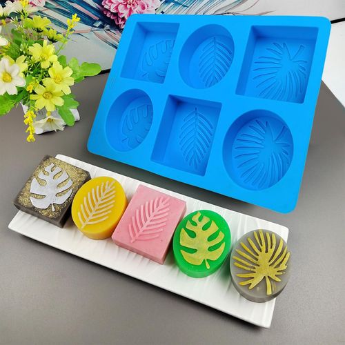 Soap Mold 6 Cavities Silicone Cake Mould Pastry Chocolate Baking Candy